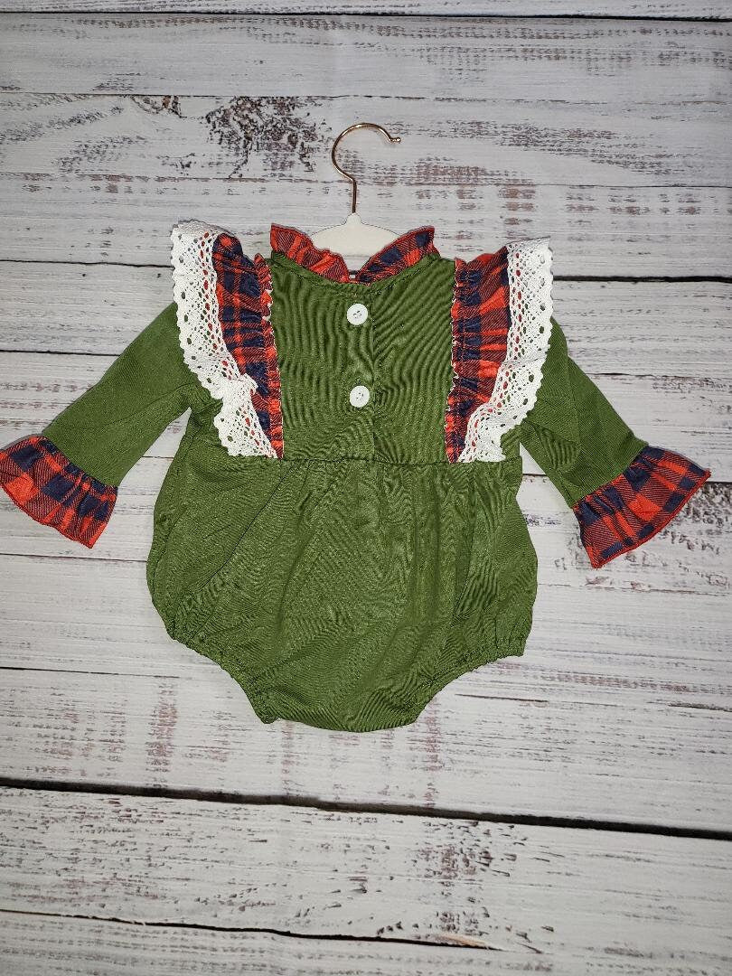 Ruffled Smocked Romper