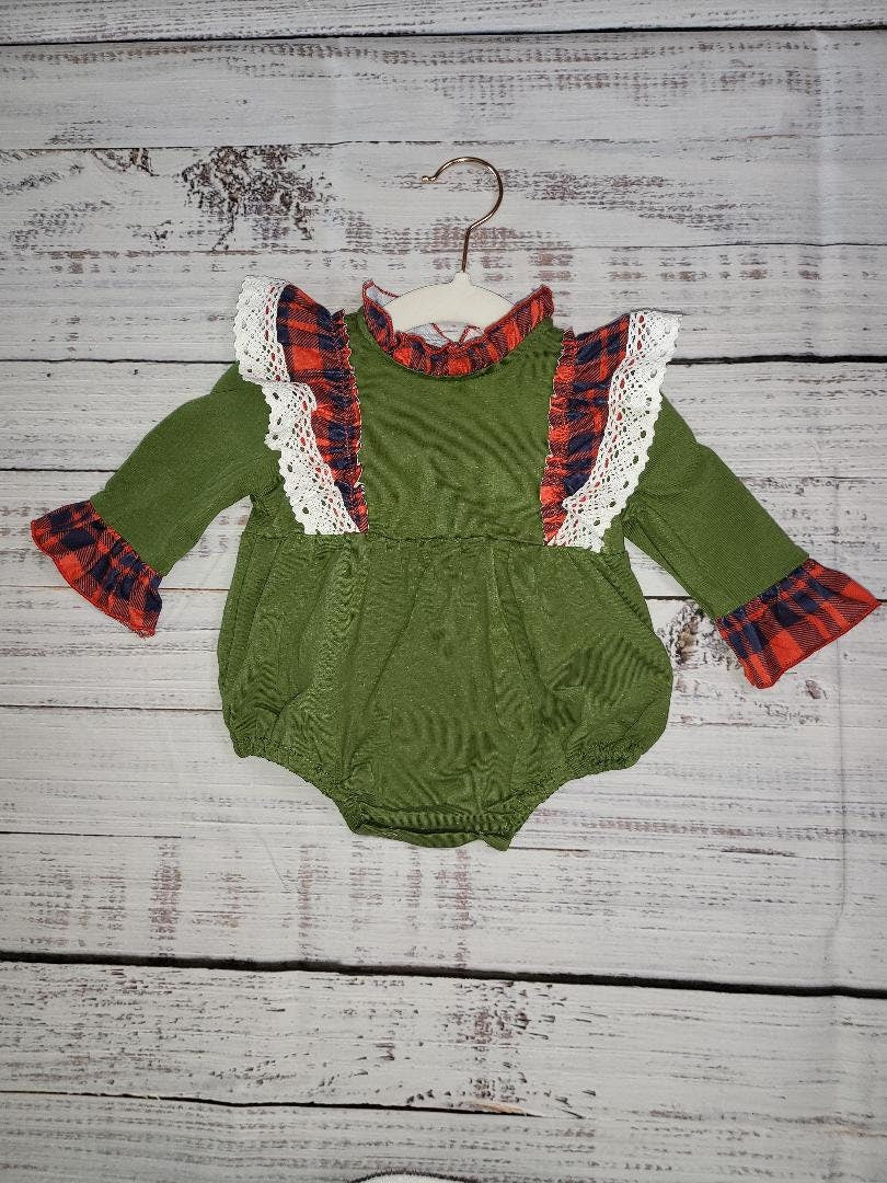 Ruffled Smocked Romper