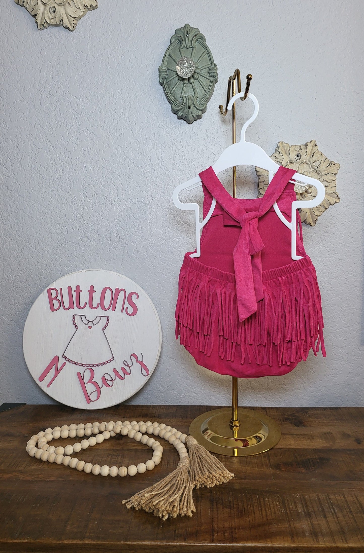 Pretty in Fringe Bubble Romper