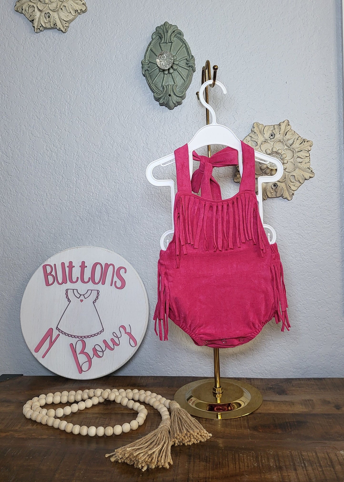 Pretty in Fringe Bubble Romper