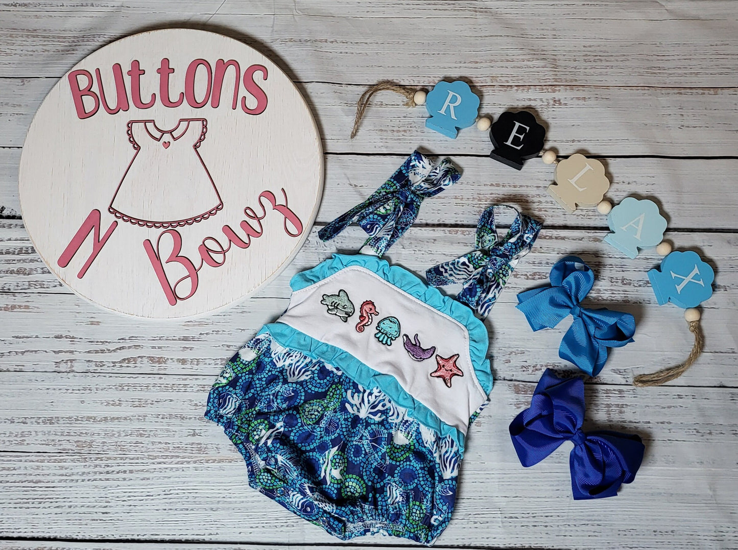 Marine Buddy Beach Romper