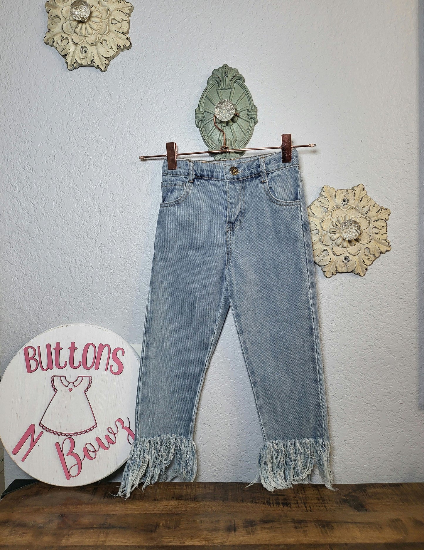 Blue Tassel Jeans