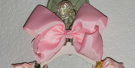 Coral Floral Print Ruffle Girl Bubble