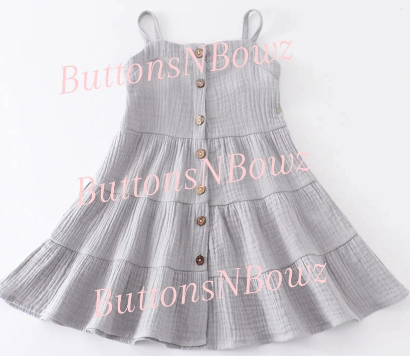 Linen Button Down Dress