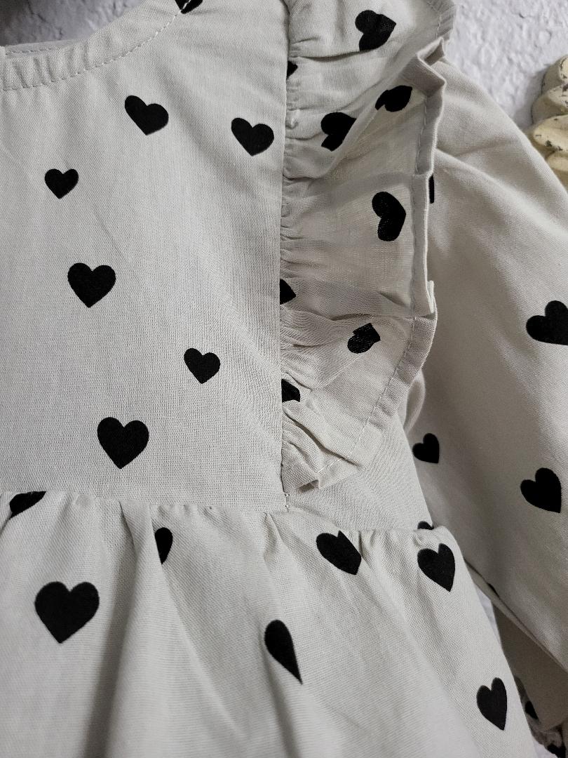 Polka Hearts Romper