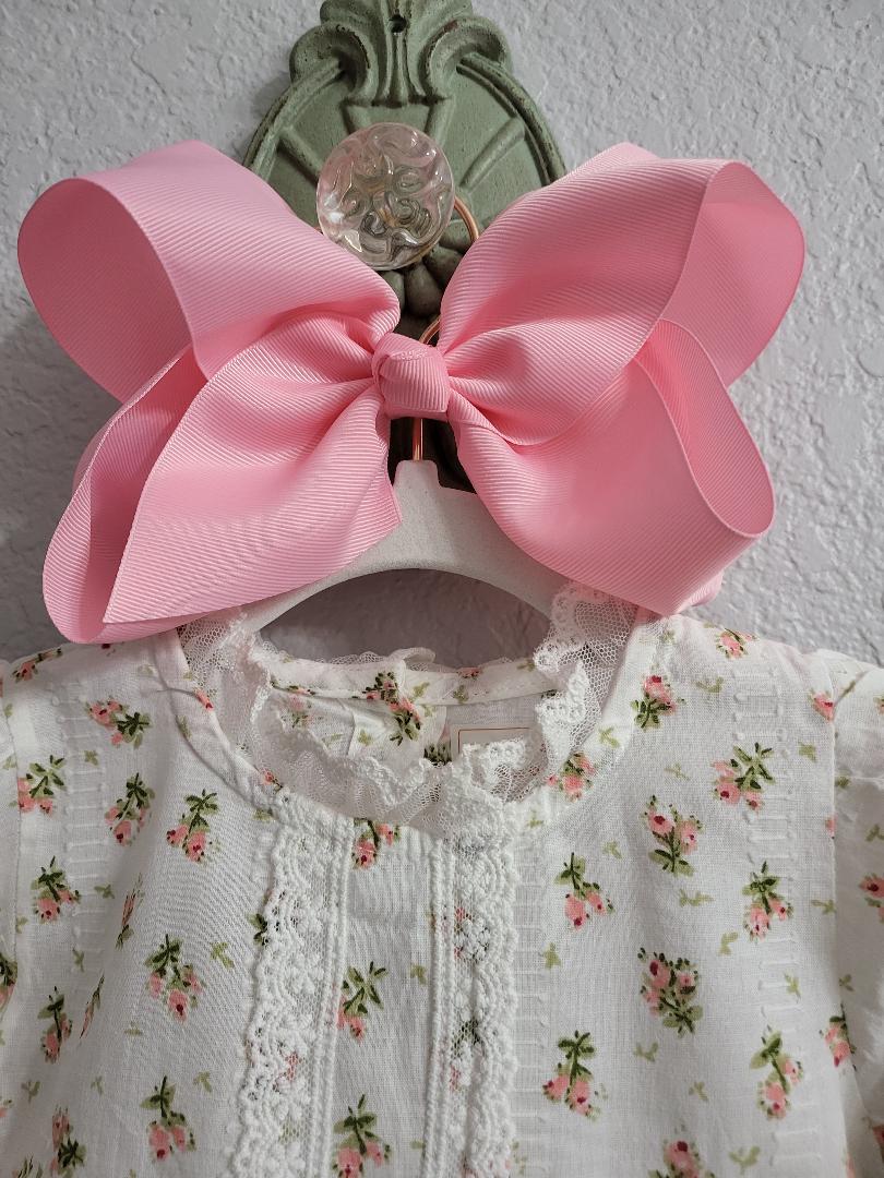 Puff Sleeve Floral Romper